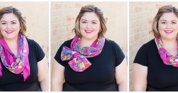 1 (Beautiful) Scarf, 3 Ways