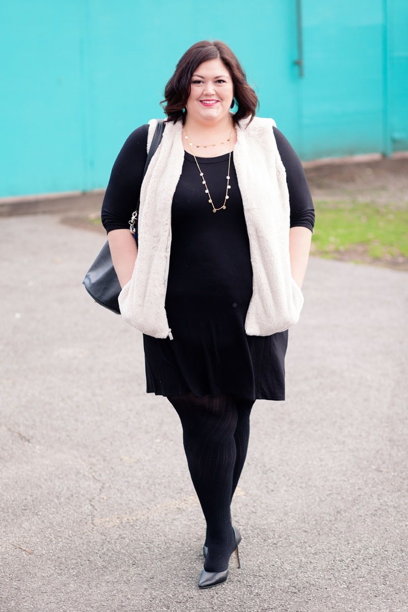 Wrap Me In Faux Fur 3 authenticallyemmie-vest-dress4