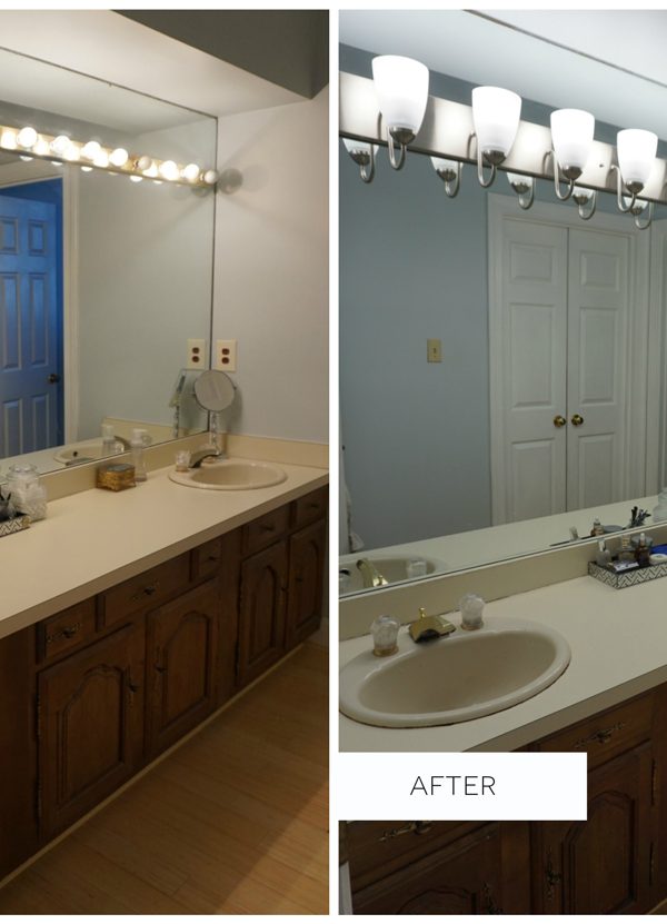 Replacing a Light Fixture on a Vanity Mirror