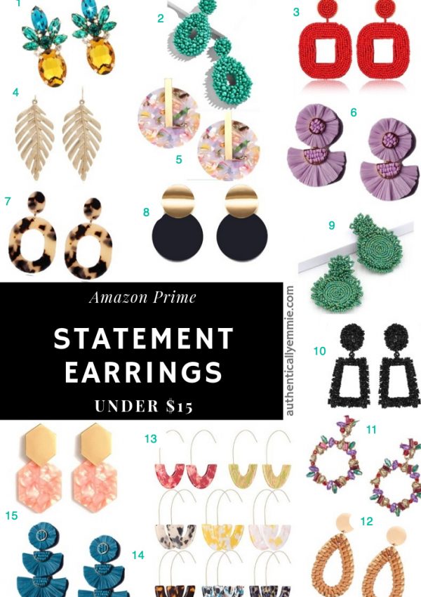 15 Statement Earrings Under $15 at Amazon