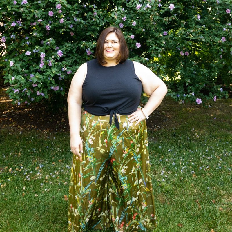 Anthropologie summer outfit idea from plus size blogger Authentically Emmie