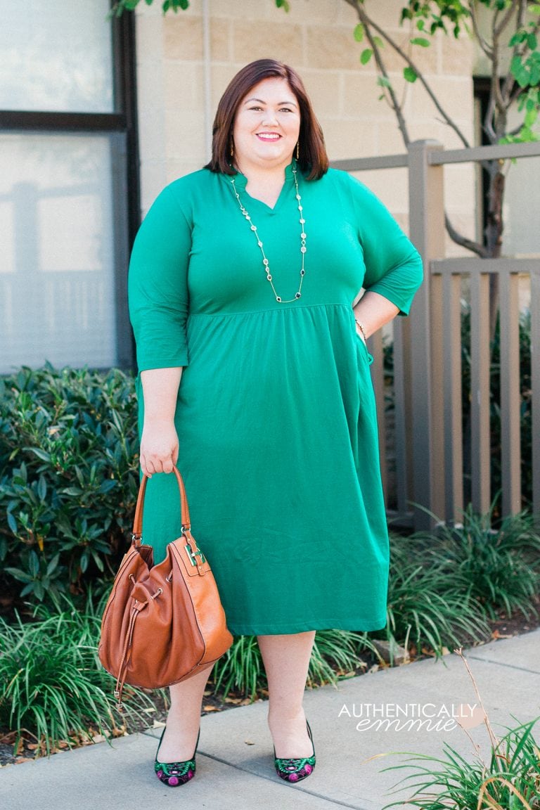 Glorious Green - With Pockets!
