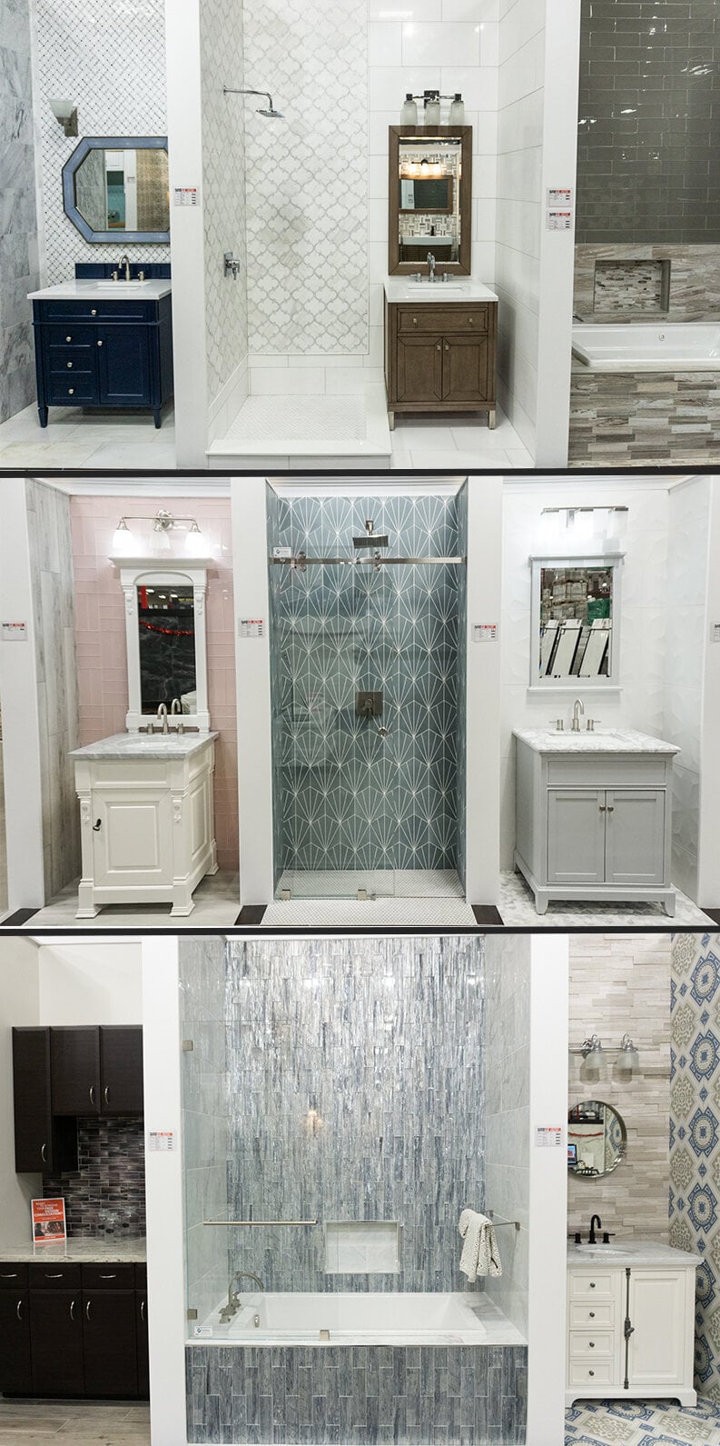 Primary Bathroom Design with Floor & Decor
